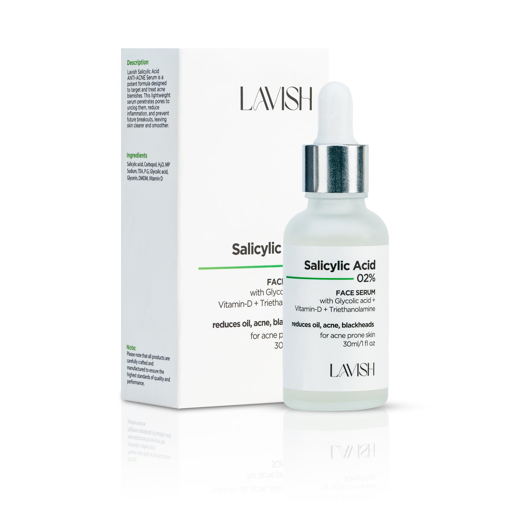 Salicylic Acid 2% Face Serum - Lavish